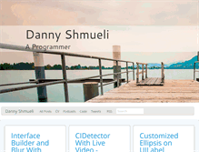 Tablet Screenshot of dannyshmueli.com